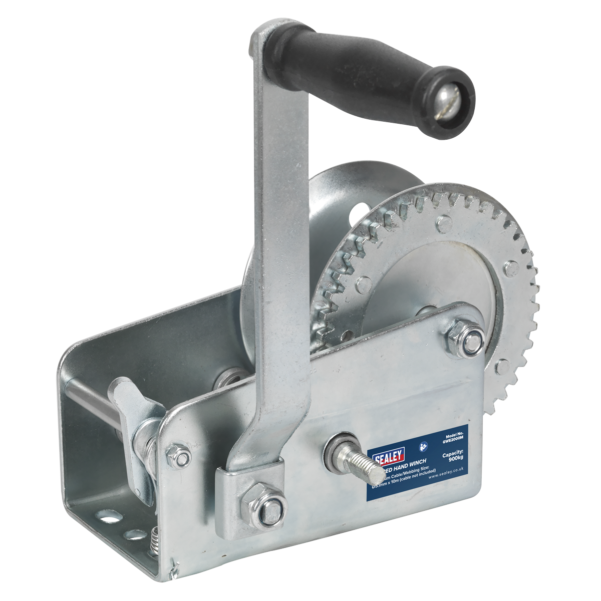 Sealey GWE2000M 900kg Capacity Geared Hand Winch