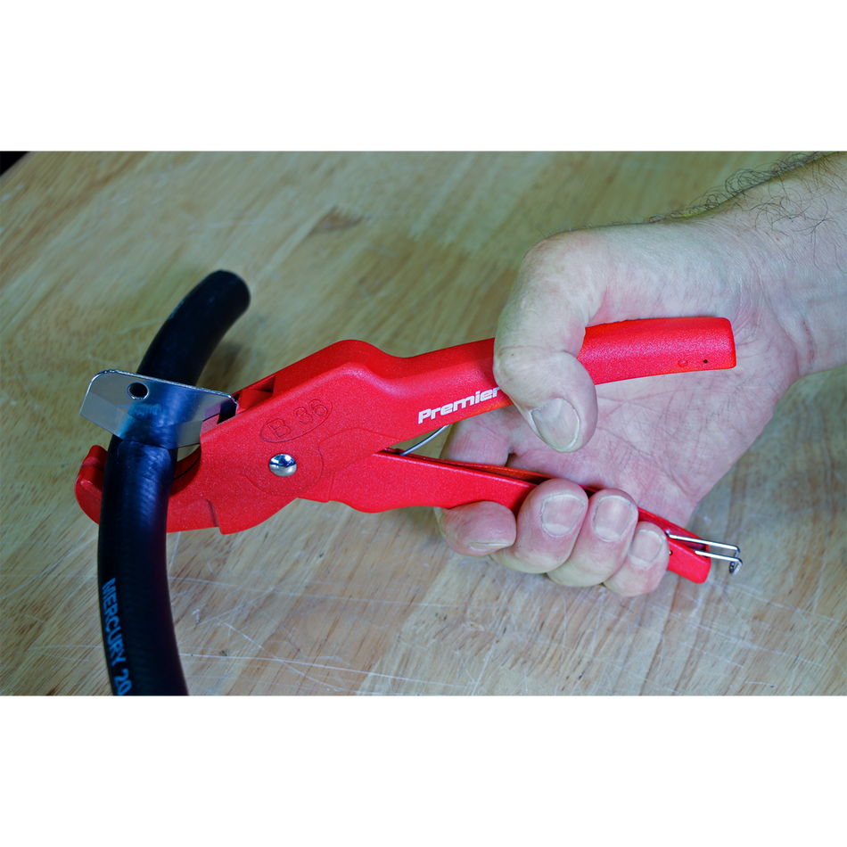 Sealey HCA26 3-36mm Rubber & Reinforced Hose Cutter