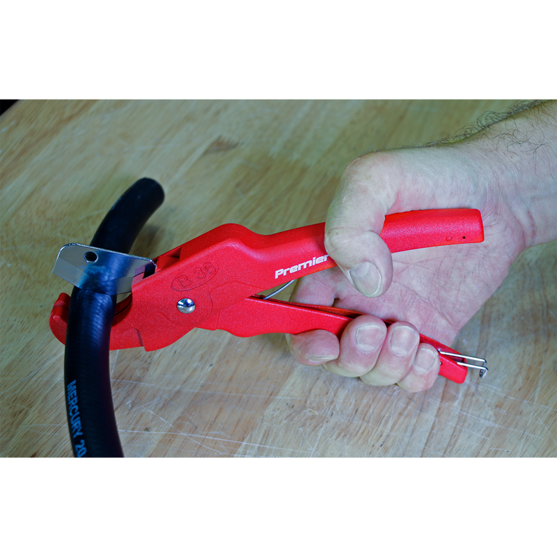 Sealey HCA26 3-36mm Rubber & Reinforced Hose Cutter