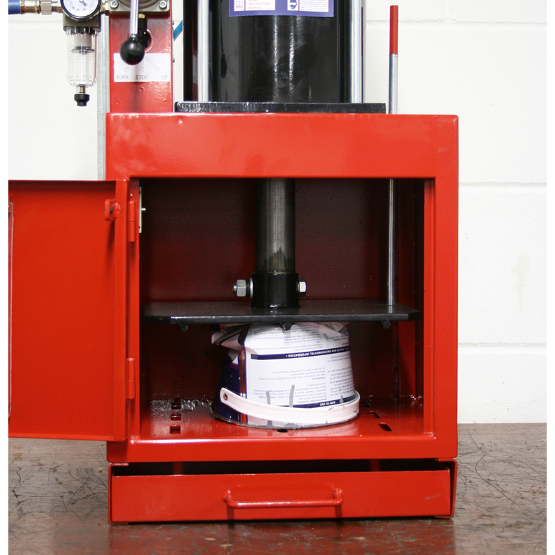 Sealey HCC08 2.2tonne Pneumatic Paint Can Crusher