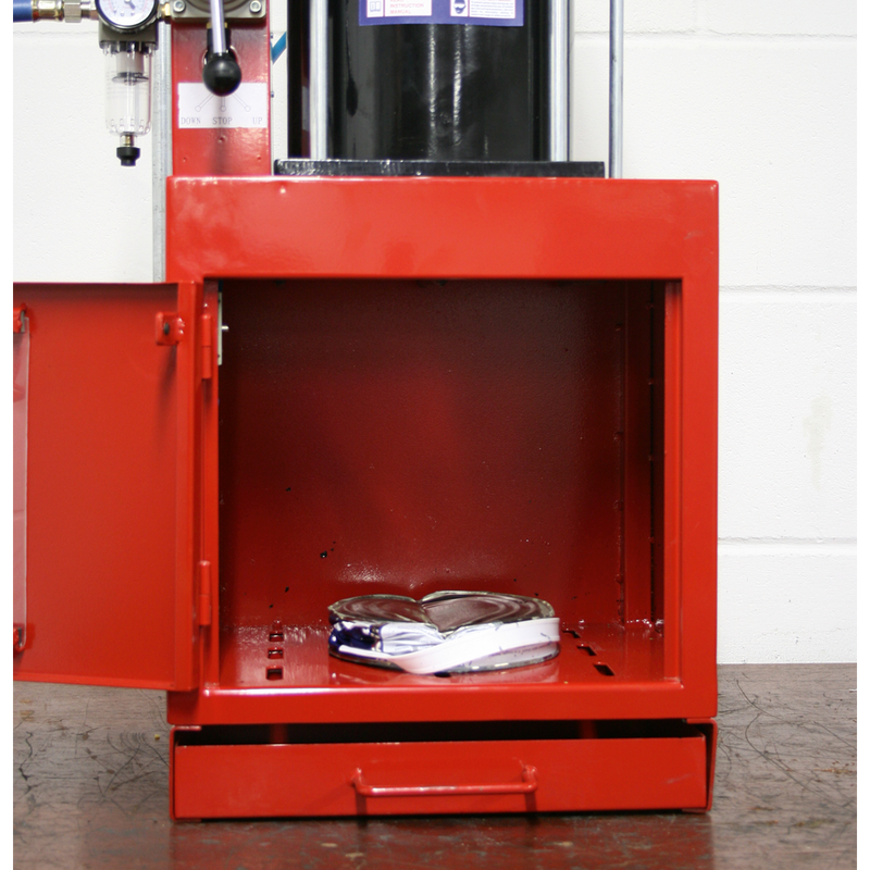 Sealey HCC08 2.2tonne Pneumatic Paint Can Crusher