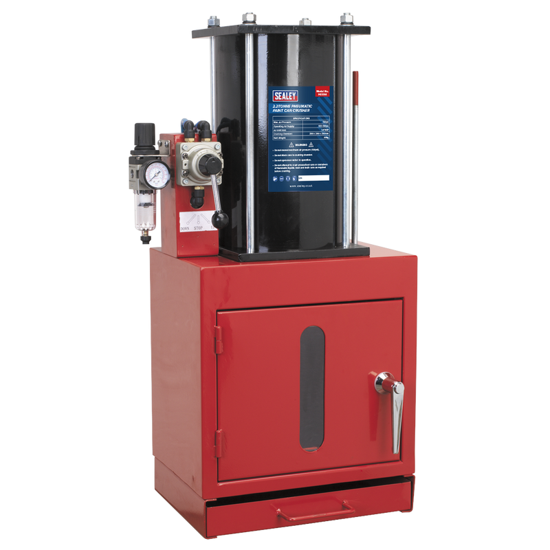 Sealey HCC08 2.2tonne Pneumatic Paint Can Crusher