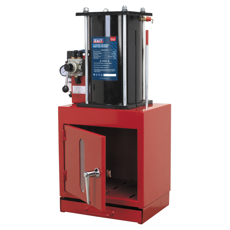 Sealey HCC08 2.2tonne Pneumatic Paint Can Crusher