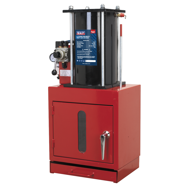Sealey HCC08 2.2tonne Pneumatic Paint Can Crusher
