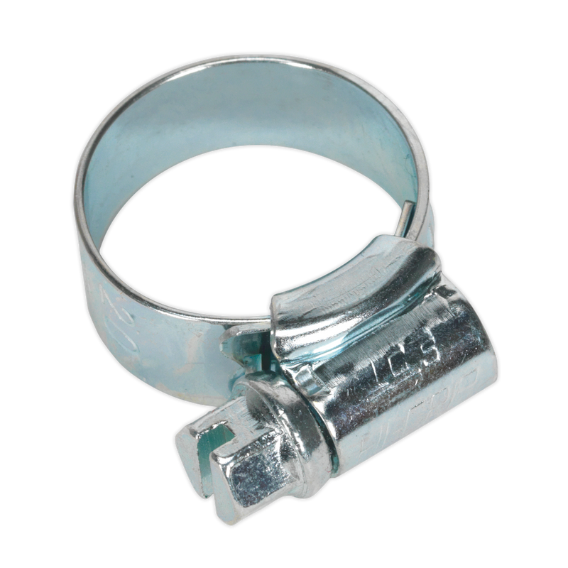 Sealey HCJ00 13-20mm Zinc Plated HI-GRIP Hose Clip - Pack of 30
