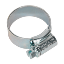 Sealey HCJ1A 22-30mm Zinc Plated HI-GRIP Hose Clip - Pack of 20