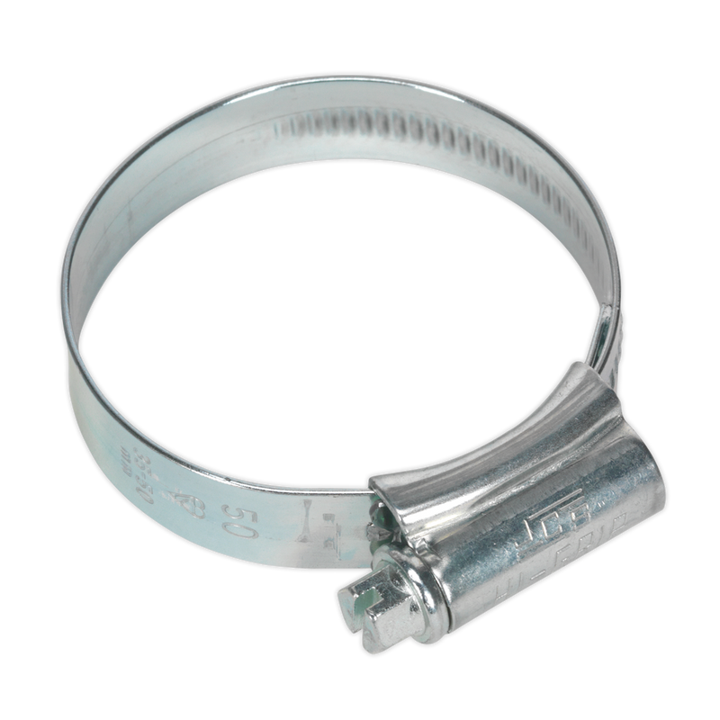 Sealey HCJ2A 35-50mm Zinc Plated HI-GRIP Hose Clip - Pack of 20