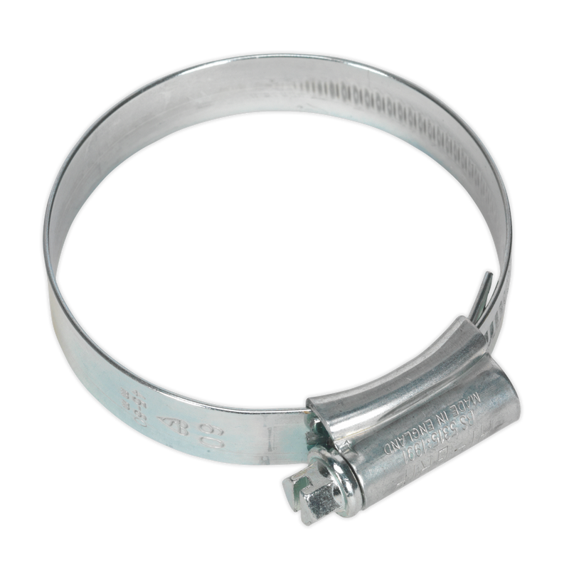 Sealey HCJ2X 45-60mm Zinc Plated HI-GRIP Hose Clip - Pack of 20