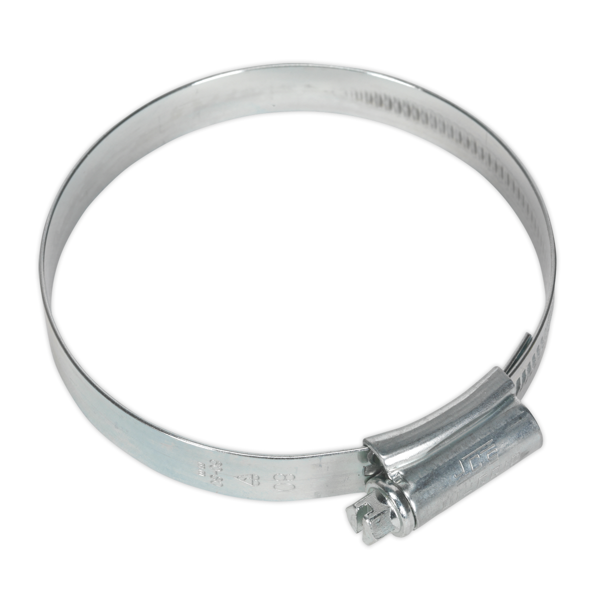 Sealey HCJ3X 60-80mm Zinc Plated HI-GRIP Hose Clip - Pack of 10