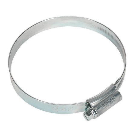 Sealey HCJ4 70-90mm Zinc Plated HI-GRIP Hose Clip - Pack of 10