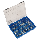 Sealey HCJ85AC 81pc HI-GRIP Hose Clip Assortment - DIN3017 9.5-55mm