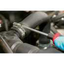 Sealey HCJM00 11-16mm Zinc Plated HI-GRIP Hose Clip - Pack of 30