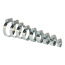 Sealey HCJ85A 85pc HI-GRIP Hose Clip Assortment - Sizes 9.5-55mm