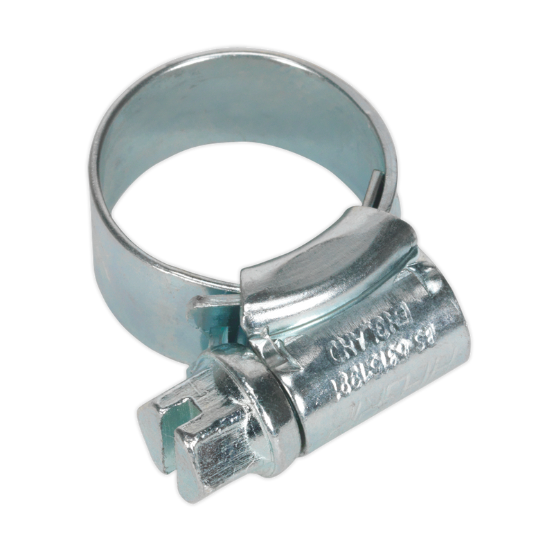 Sealey HCJM00 11-16mm Zinc Plated HI-GRIP Hose Clip - Pack of 30
