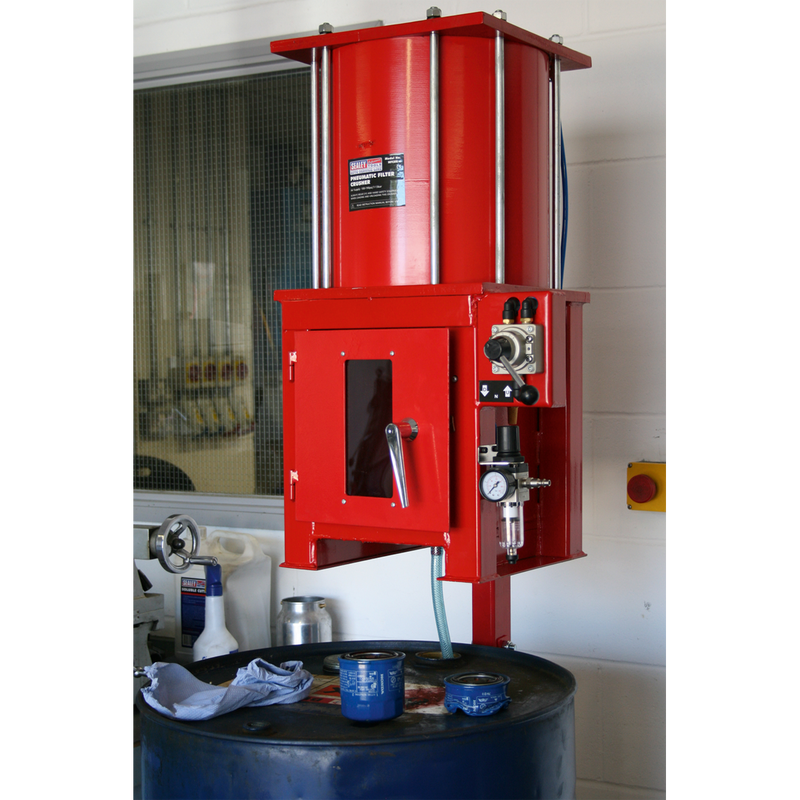 Sealey HFC08 Pneumatic Oil Filter Crusher