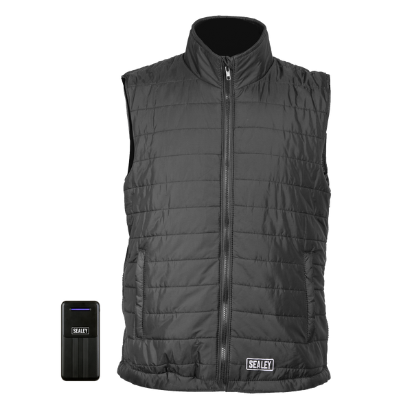 Sealey HG01KIT 5V Heated Puffy Gilet - 44" to 52" Chest With Power Bank
