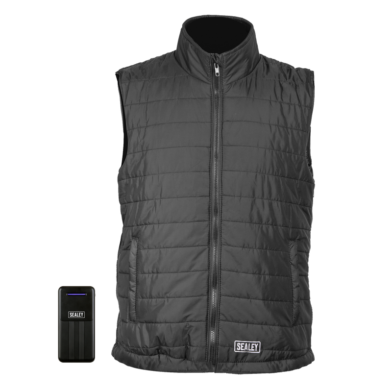 Sealey HG01KIT 5V Heated Puffy Gilet - 44" to 52" Chest With Power Bank