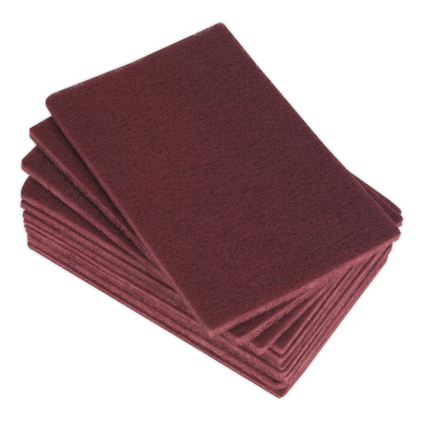 Sealey HP1523M 150 x 230mm Abrasive Finishing Pad Medium - Pack of 10