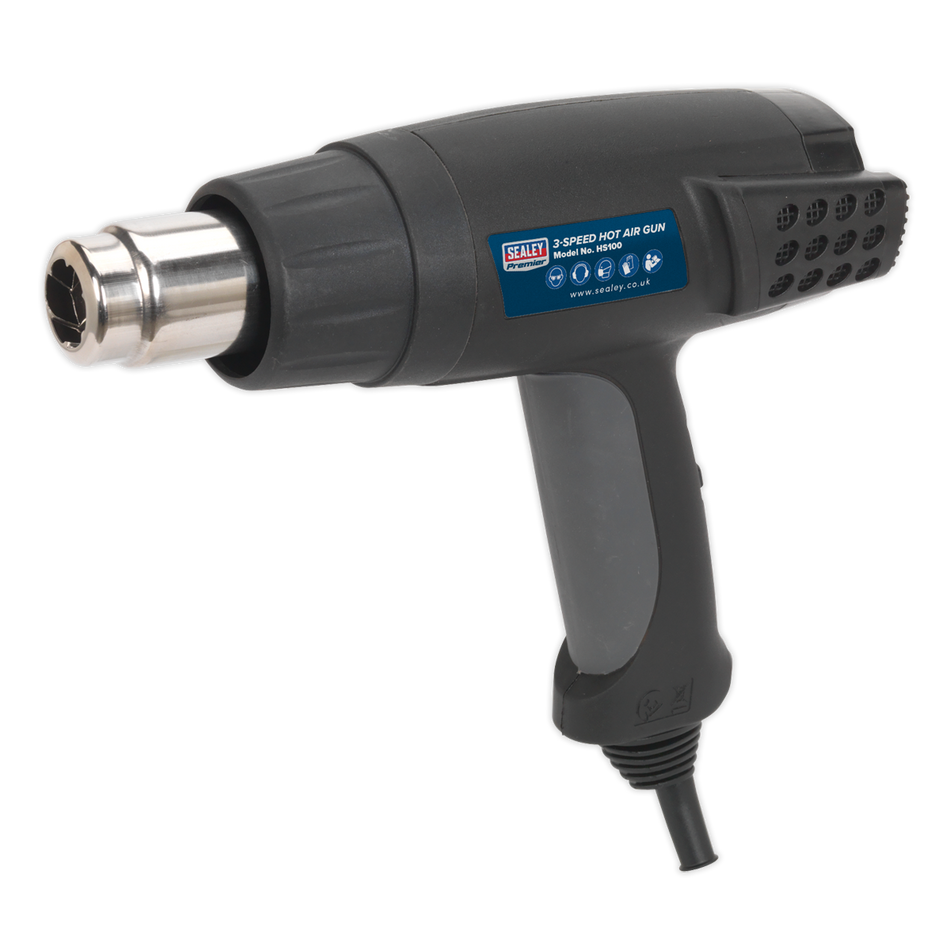 Sealey HS100 1800W 3-Speed Hot Air Gun 50/420/650‚àö√á¬¨‚àûC