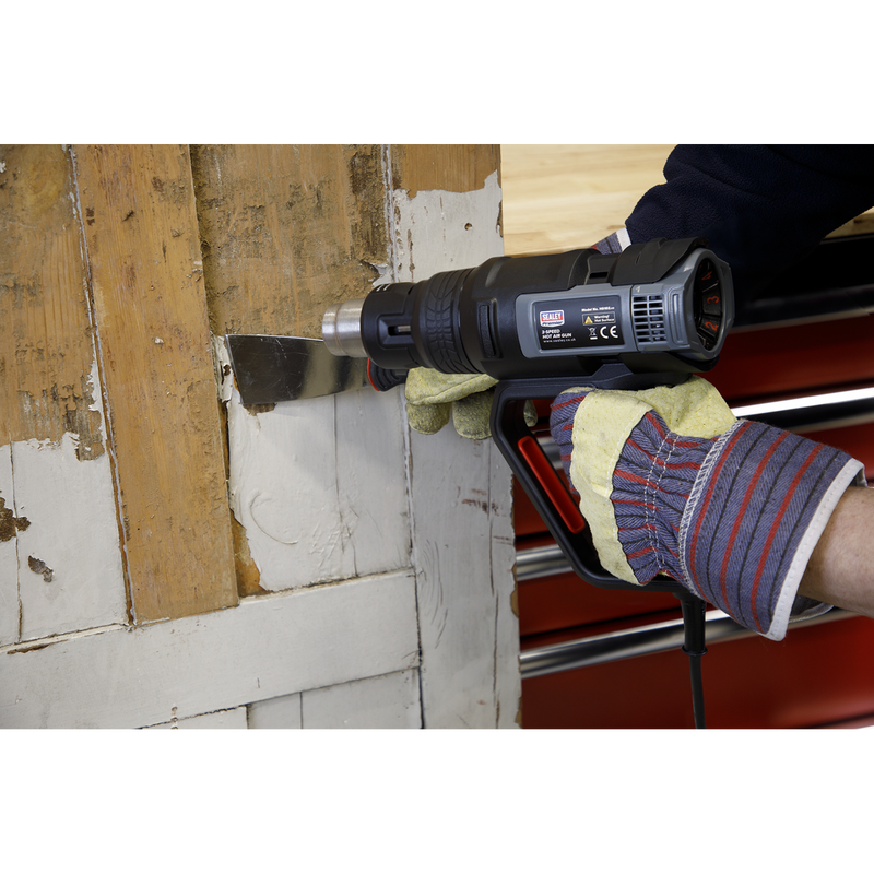Sealey HS102 2000W 3-Speed Hot Air Gun 50-600√Ç¬∞C
