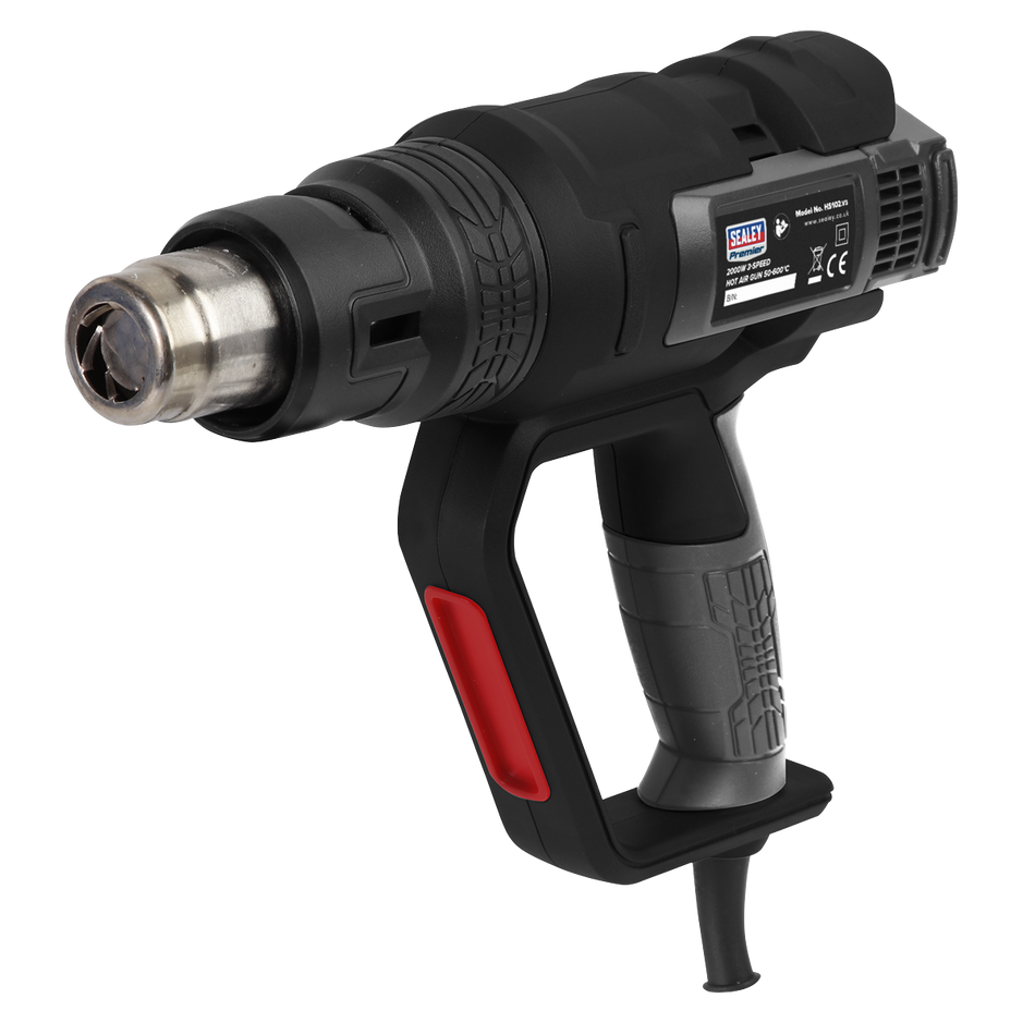 Sealey HS102 2000W 3-Speed Hot Air Gun 50-600‚àö√á¬¨‚àûC