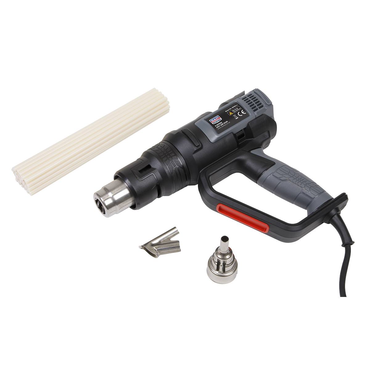 Sealey HS102K Plastic Welding Kit including HS102 Hot Air Gun