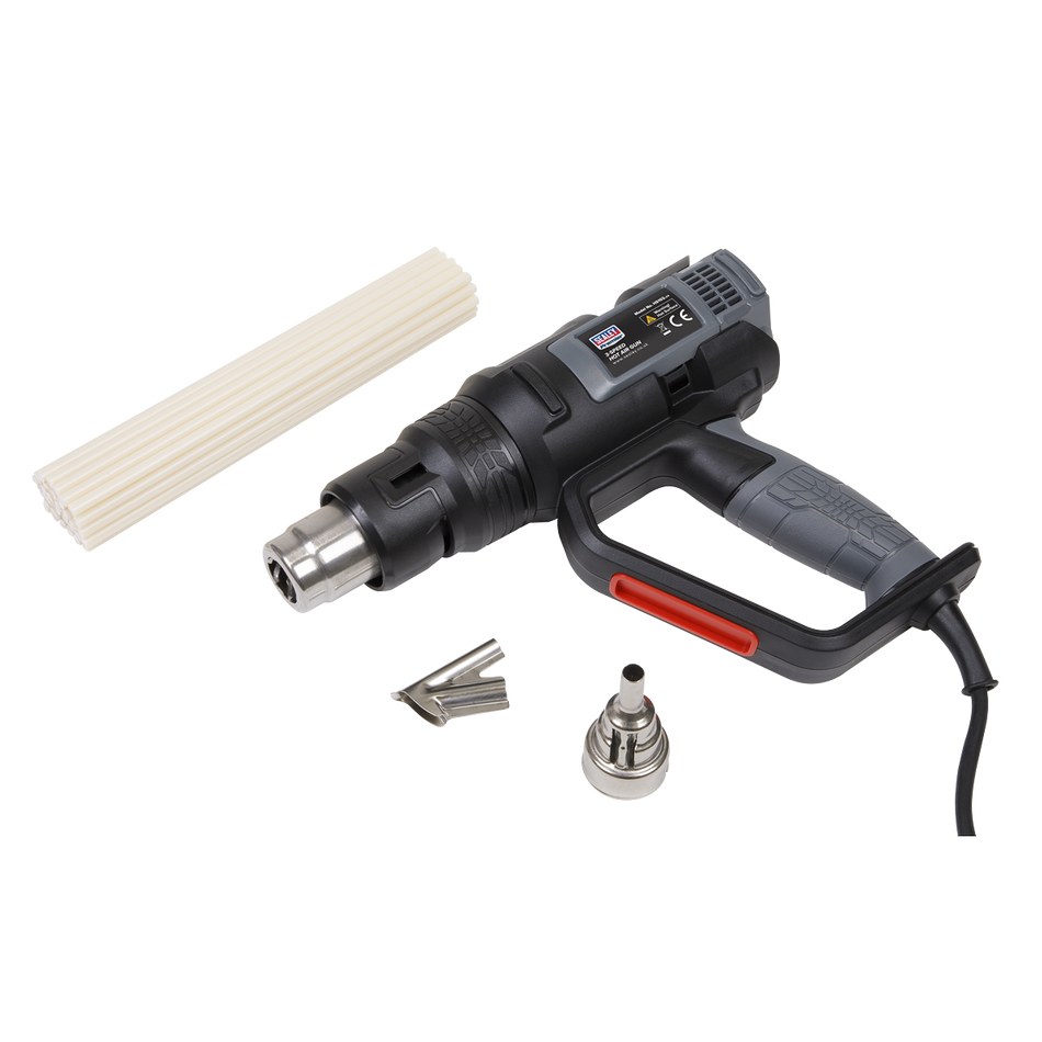 Sealey HS102K Plastic Welding Kit including HS102 Hot Air Gun