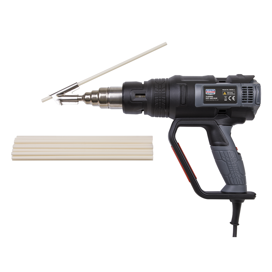 Sealey HS102K Plastic Welding Kit including HS102 Hot Air Gun