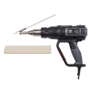 Sealey HS102K Plastic Welding Kit including HS102 Hot Air Gun