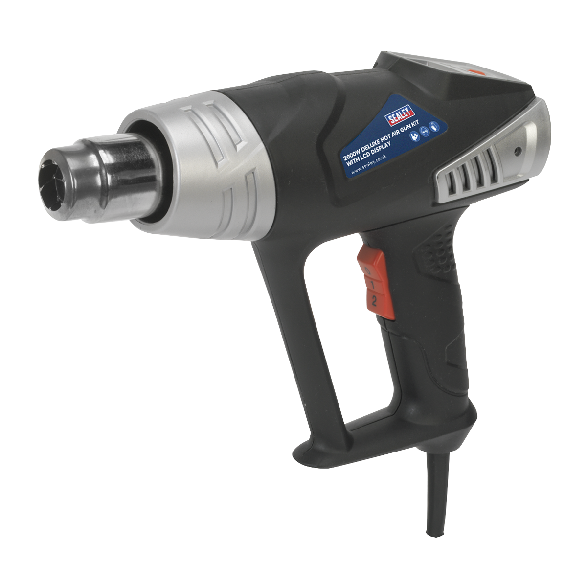 Sealey HS104K 2000W Deluxe Hot Air Gun Kit with LCD Display