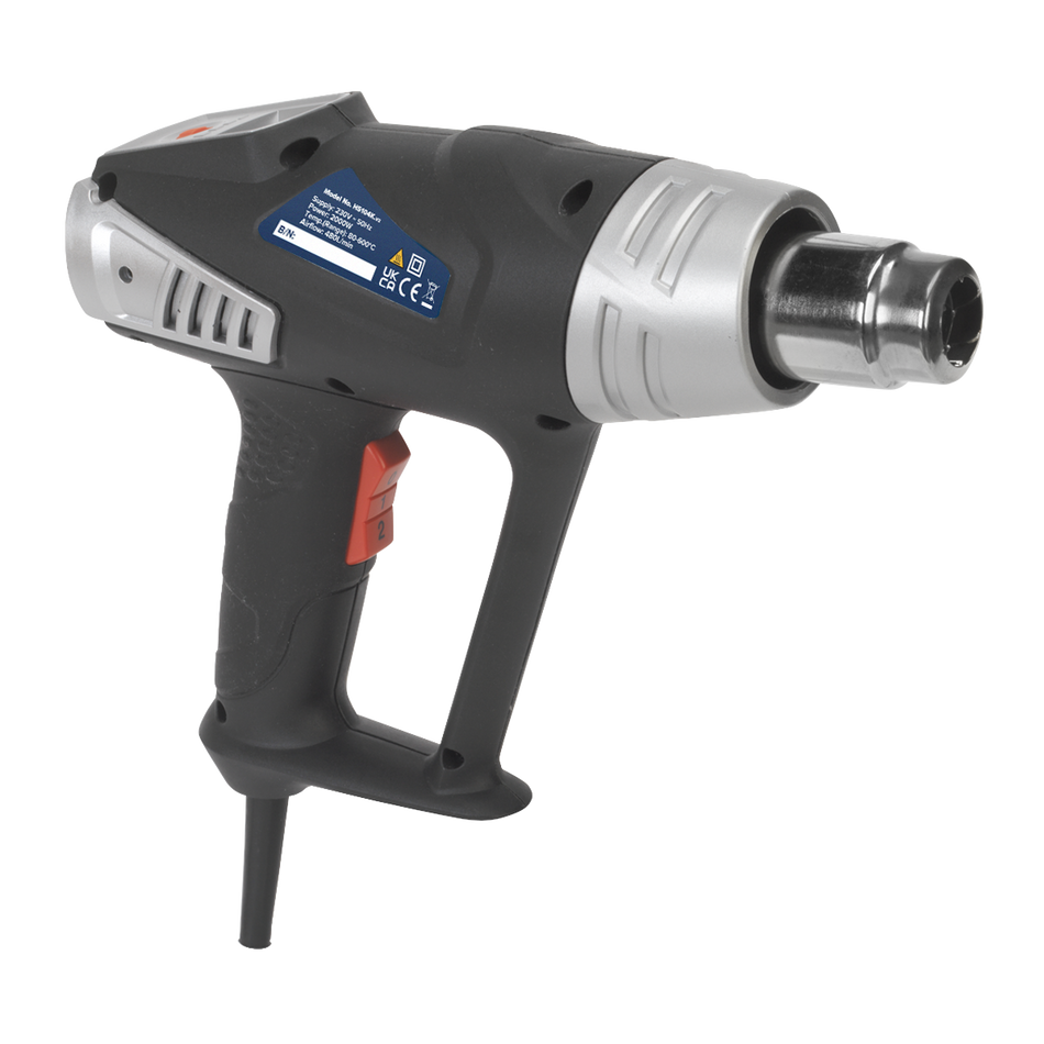 Sealey HS104K 2000W Deluxe Hot Air Gun Kit with LCD Display