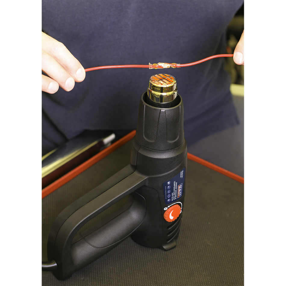 Sealey HS107K 2000W Variable Temperature Hot Air Gun Kit