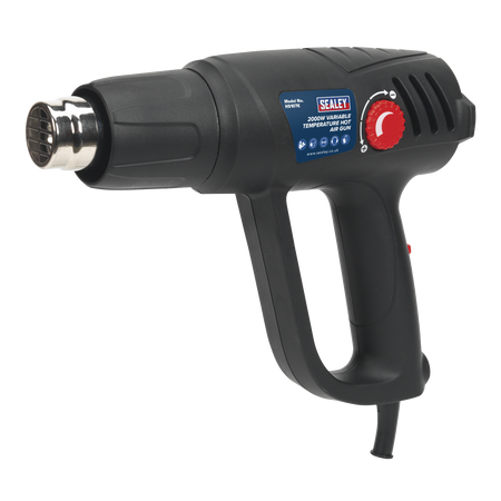 Sealey HS107K 2000W Variable Temperature Hot Air Gun Kit