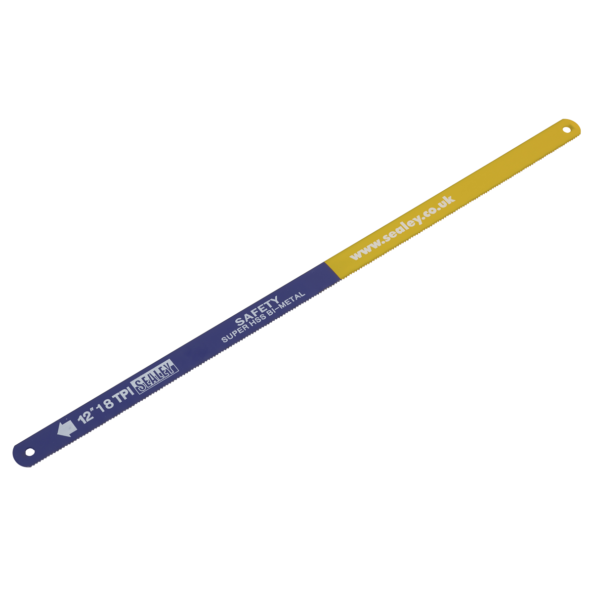 Sealey HSB0218 18tpi Bi-Metal Hacksaw Blade HSS - Pack of 2