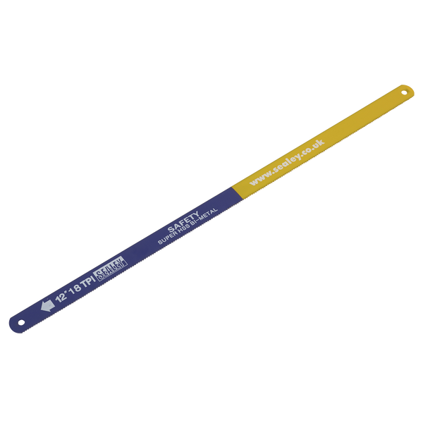 Sealey HSB0218 18tpi Bi-Metal Hacksaw Blade HSS - Pack of 2
