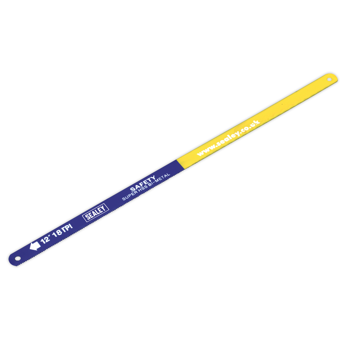 Sealey HSB1018 18tpi Bi-Metal Hacksaw Blade HSS - Pack of 10