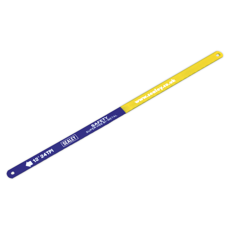 Sealey HSB1024 24tpi Bi-Metal Hacksaw Blade HSS - Pack of 10