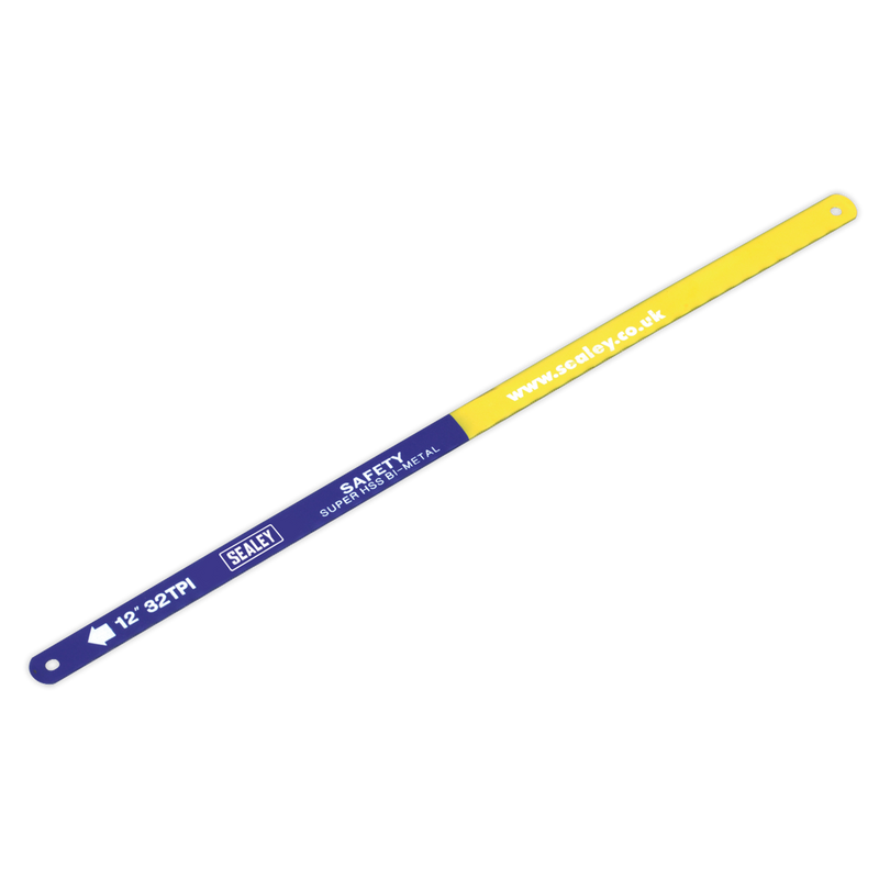 Sealey HSB1032 32tpi Bi-Metal Hacksaw Blade HSS - Pack of 10
