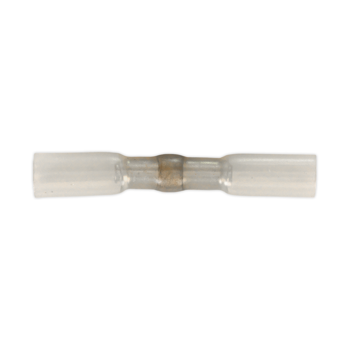 Sealey HSSB25C Clear Heat Shrink Butt Connector with Crimp & Solder - Pack of 25