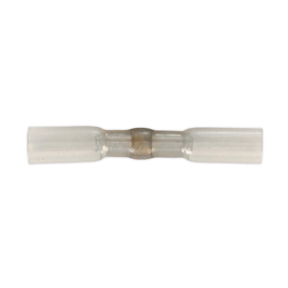 Sealey HSSB25C Clear Heat Shrink Butt Connector with Crimp & Solder - Pack of 25