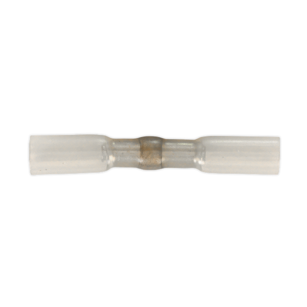 Sealey HSSB25C Clear Heat Shrink Butt Connector with Crimp & Solder - Pack of 25