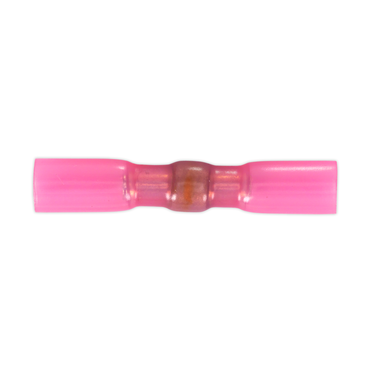 Sealey HSSB25R Red Heat Shrink Butt Connector with Crimp & Solder - Pack of 25