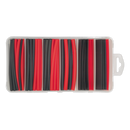 Sealey HST100BR 95pc 100mm Heat Shrink Tubing Assortment - Black & Red