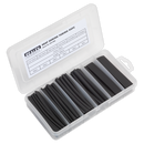 Sealey HST100B 95pc 100mm Heat Shrink Tubing Assortment - Black
