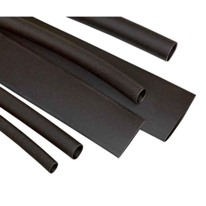 Sealey HST100B 95pc 100mm Heat Shrink Tubing Assortment - Black