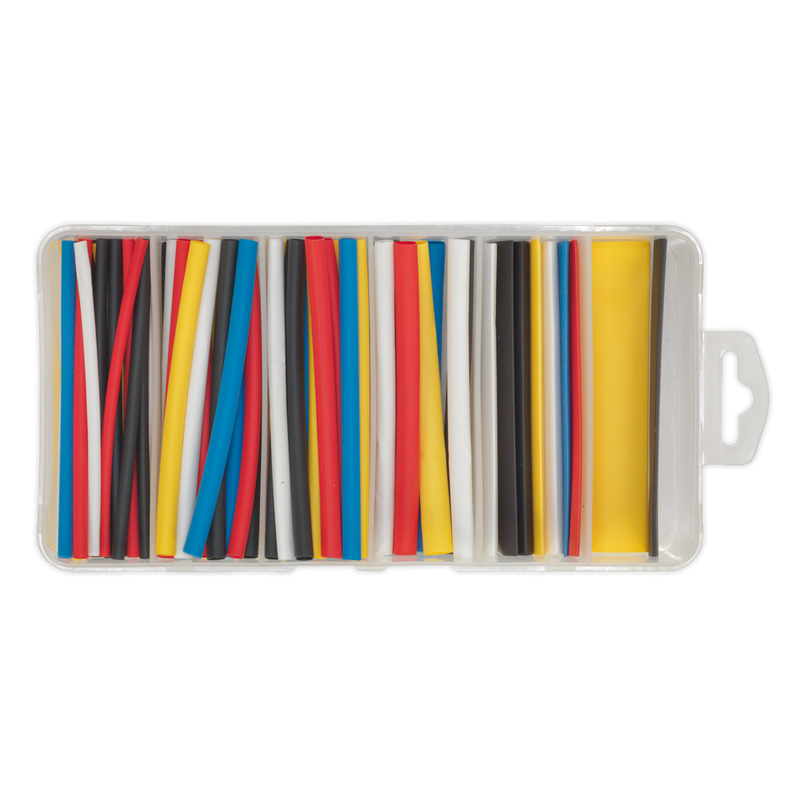 Sealey HST100MC 95pc 100mm Heat Shrink Tubing Assortment - Mixed Colours