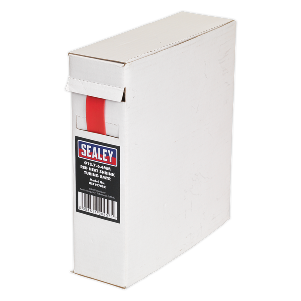 Sealey HST12708R 8m 12.7-6.4mm Red Heat Shrink Tubing