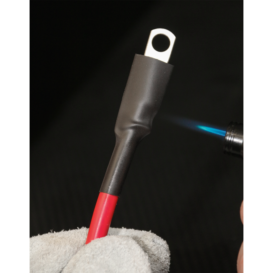 Sealey HST12708 8m 12.7-6.4mm Black Heat Shrink Tubing