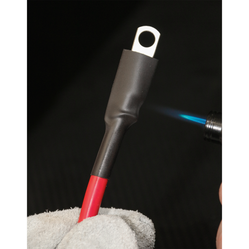 Sealey HST12708 8m 12.7-6.4mm Black Heat Shrink Tubing