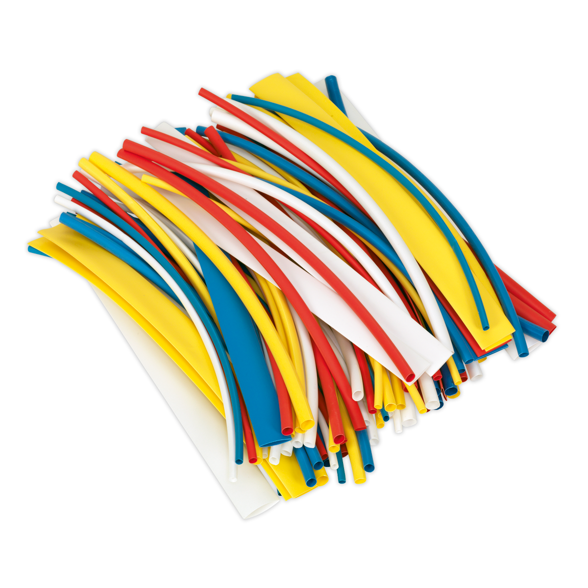Sealey HST200MC 100pc 200mm Heat Shrink Tubing - Mixed Colours
